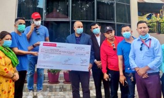 आइएमई लाइफले दियो घातक रोग बीमाङ्क वापत २५ लाख भुक्तानी