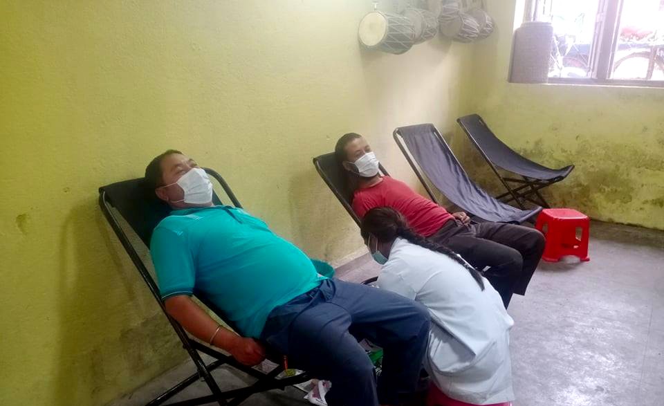 कुम्भेश्वर महिला साकोसले ११औं स्थापना दिवसमा गर्‍यो रक्तदान