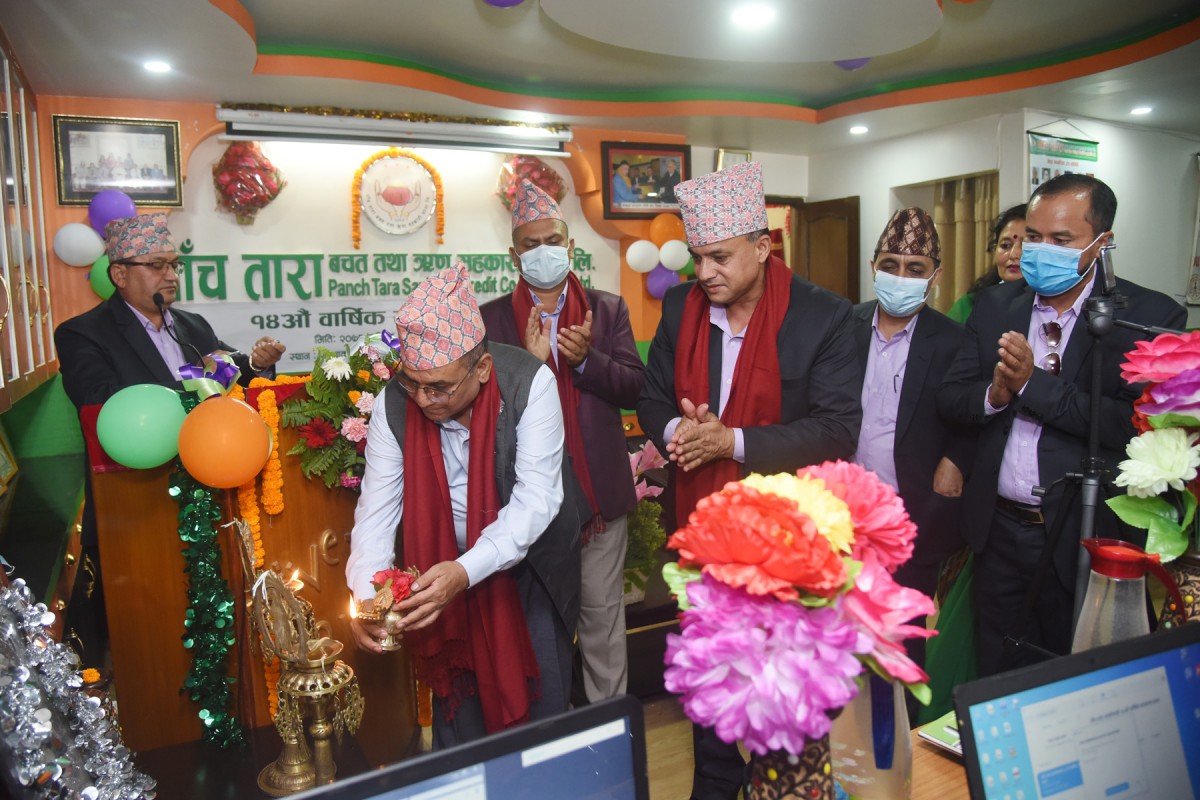 पाँच तारा साकाेसकाे १४औं साधारणसभा सम्पन्न, सदस्यलाई १५ प्रतिशत लाभांश दिने