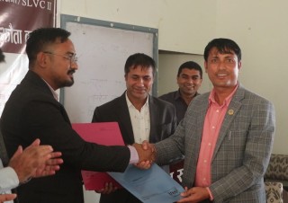 गुल्मीका बाख्रापालक किसानलाई ग्लोबल आइएमई बैंकमार्फत सहुलियत ऋण