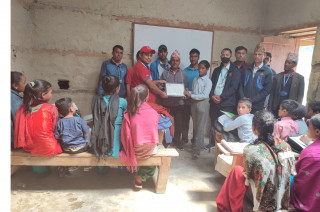 ग्लोबल आइएमई बैंकले कक्षा १२ सम्म  ३५ जना  छात्रालाई छात्रवृत्ति दिने
