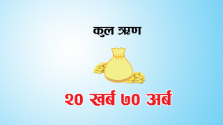 नेपालको कुल ऋण २१ अर्ब हाराहारी पुग्यो, तिर्न सकस