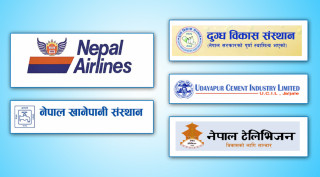 यी हुन् उच्च नोक्सानीमा रहेका सार्वजनिक संस्थान, सबैभन्दा धेरै घाटा वायुसेवा निगमको