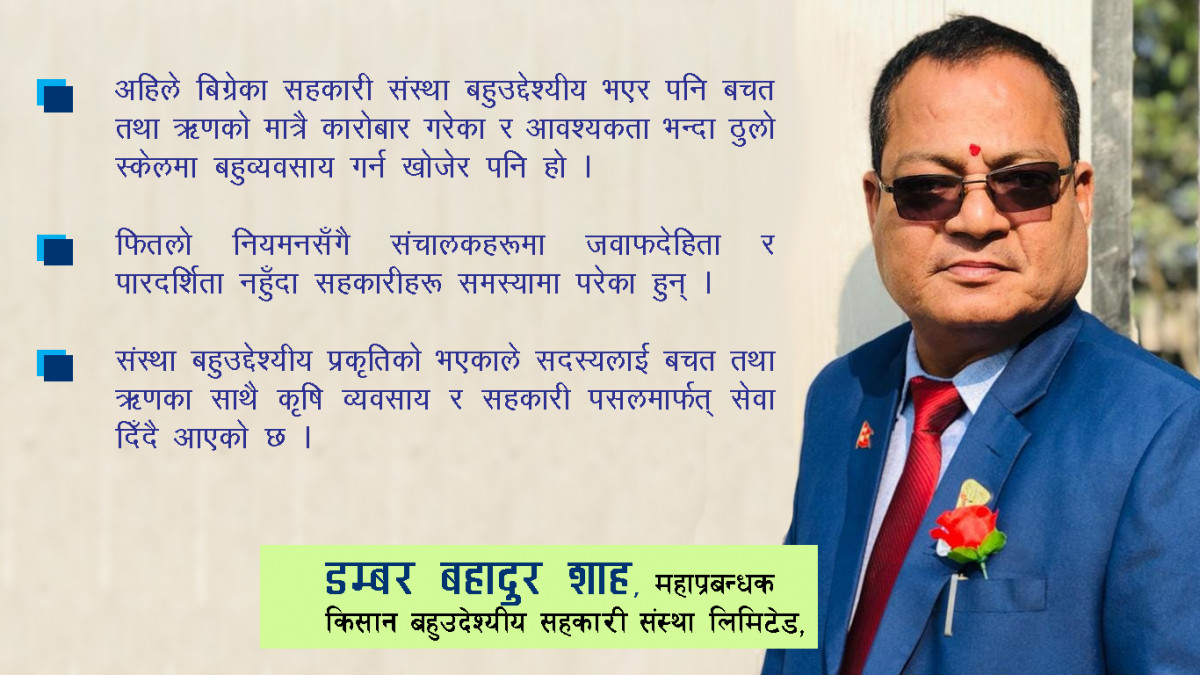 संस्थागत पुँजीकाे निश्चित प्रतिशत परियाेजनामा लगानी गर्नुपर्नेमा संकलित बचत नै लगानी गर्दा सहकारीहरू समस्यामा परे