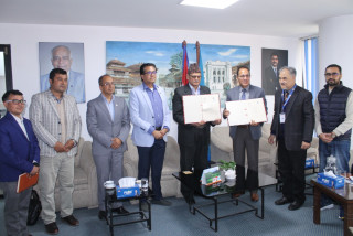 सीएनआई र पीआरआईबीच सम्झाैताः  उद्योग  तथा सेवा अनुसन्धानमा सहकार्य गर्ने